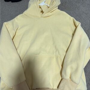 Men's Yellow Hoodie Sweater